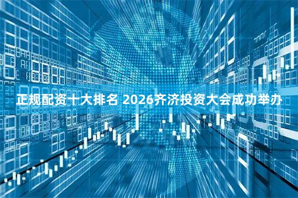 正规配资十大排名 2026齐济投资大会成功举办
